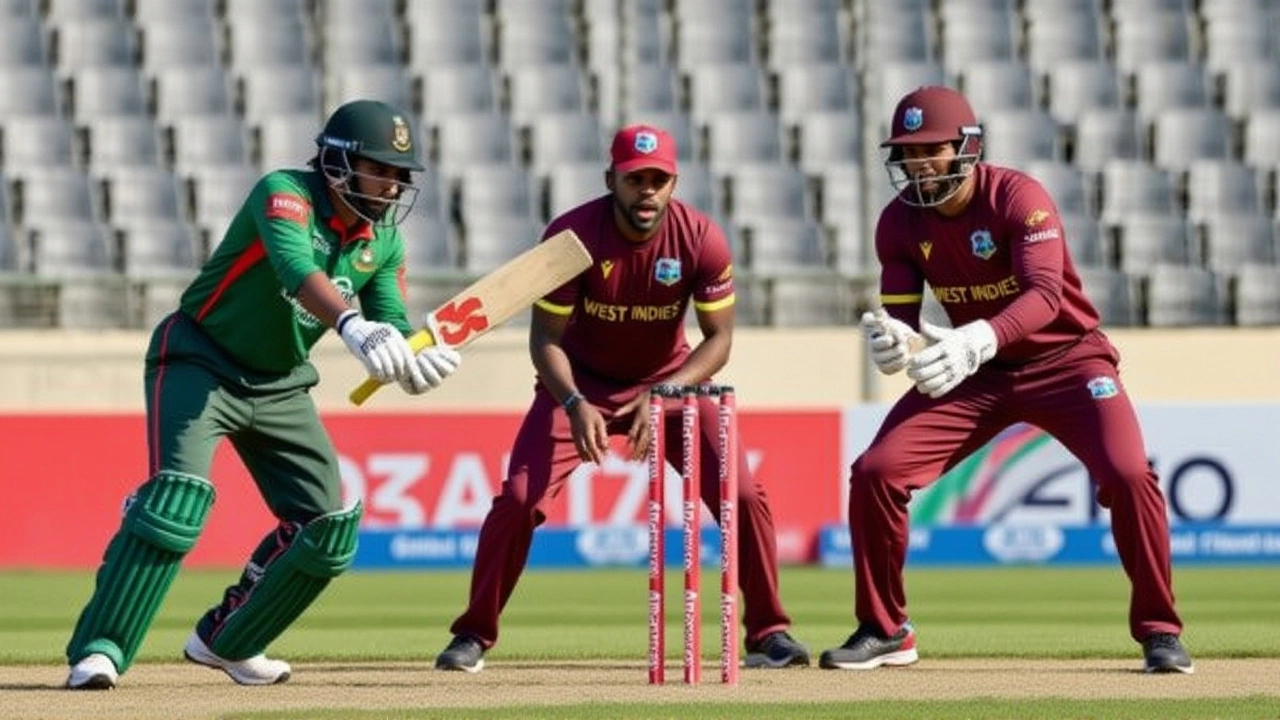 West Indies Edge Bangladesh by 1 Run in Thrilling Super Over at Dhaka